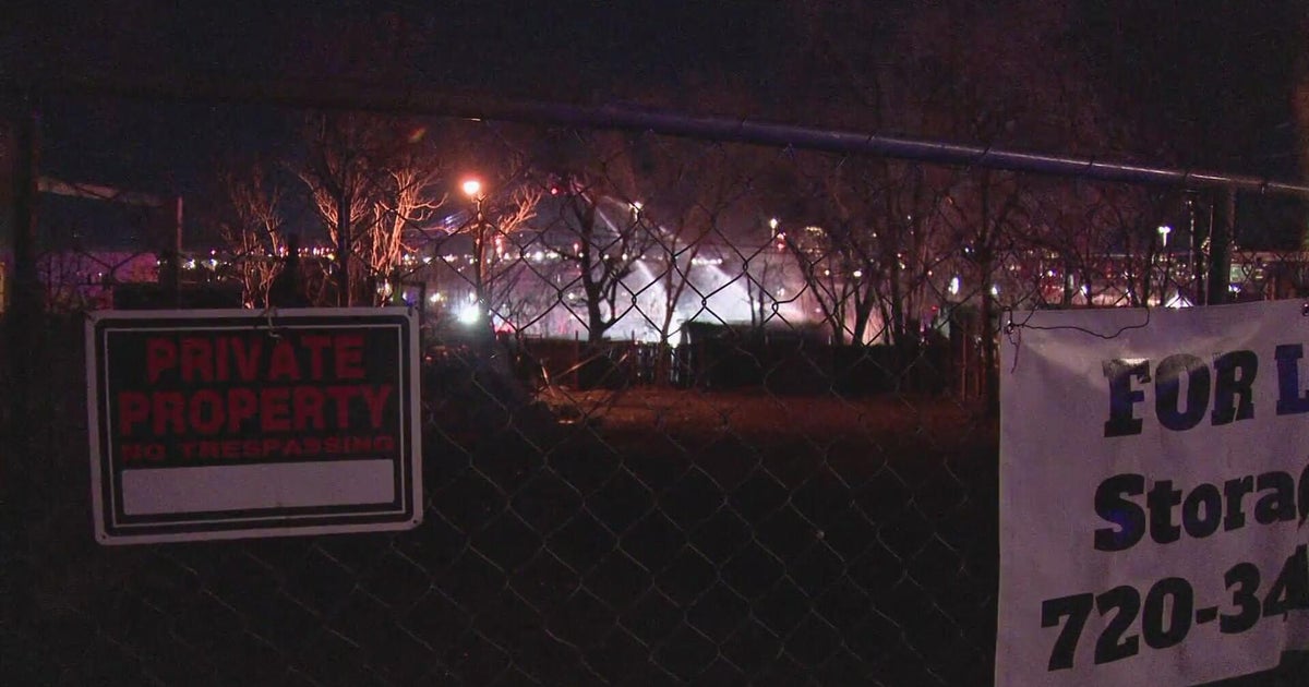Denver firefighters rush to burning home on Christmas night - CBS Colorado