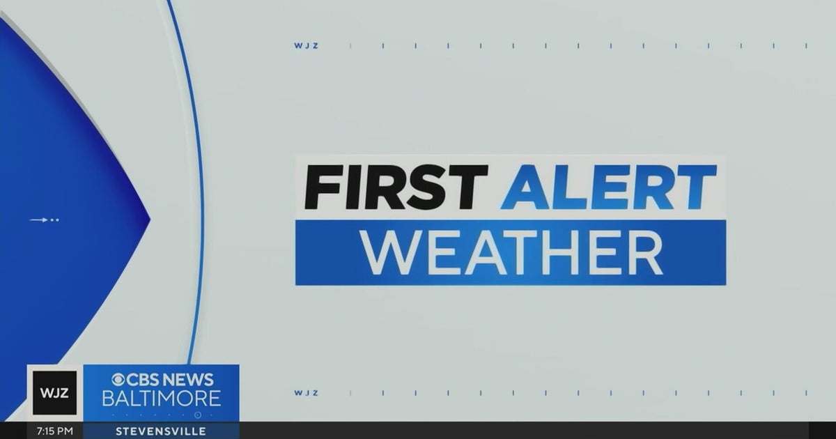 Saturday Evening First Alert Forecast - CBS Baltimore