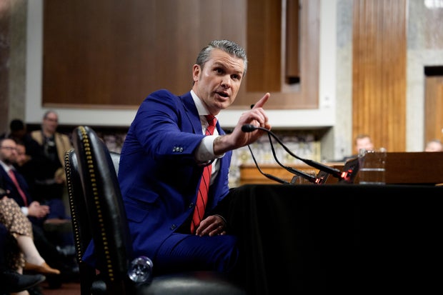 Confirmation Hearing Held For Secretary Of Defense Nominee Pete Hegseth 