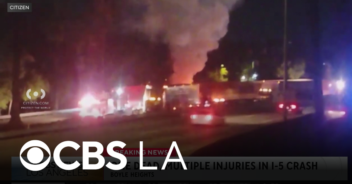 1 dead, more than a dozen injured in big rig crash on 5 Freeway near ...