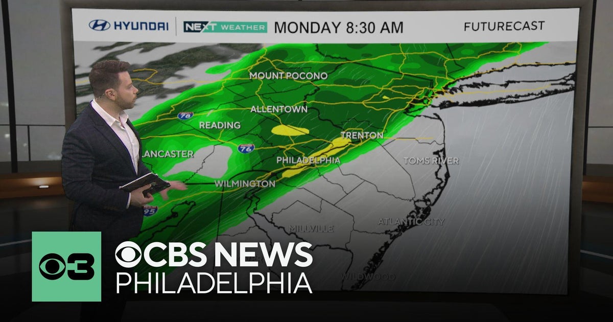 Foggy, rainy Monday in Philadelphia area, tracking colder temps
