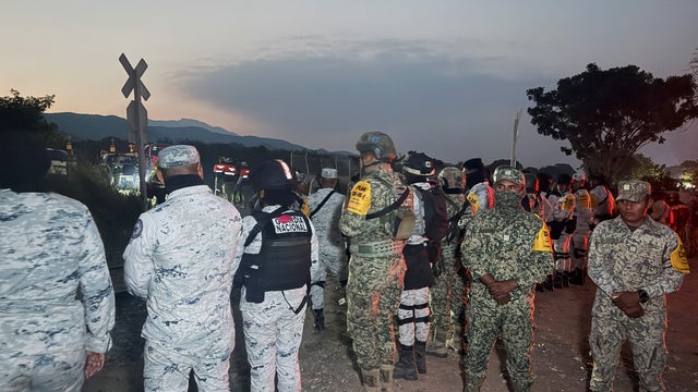Train derailment in Oaxaca state, Mexico 