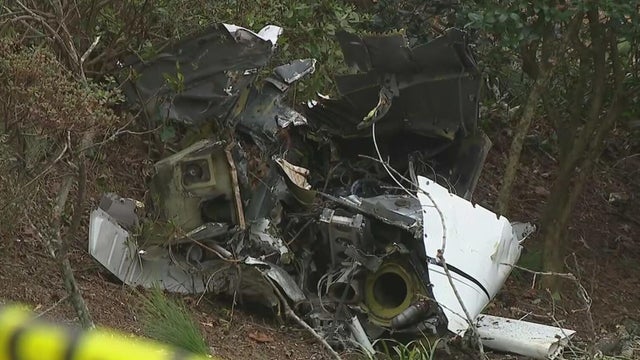 Flashing lights on top of police patrol car 