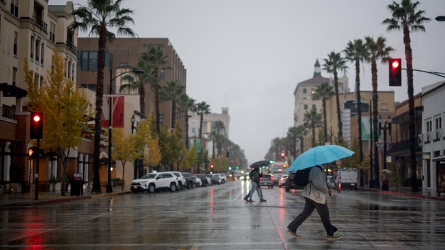 Storm Hits Los Angeles Region 