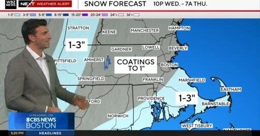 Next Weather: WBZ Evening Forecast For December 30, 2025