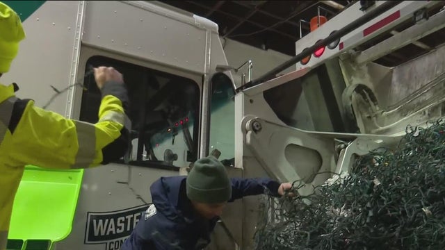 Recycling holiday lights 