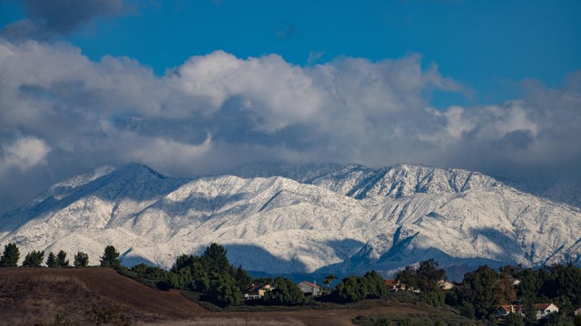 Morning scene in Mount Baldy, California 
