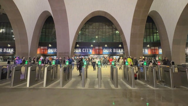 South Station fare gates 