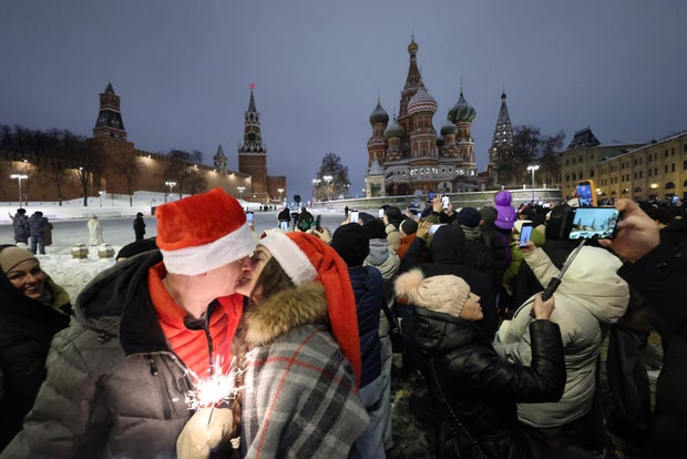 New Year's Celebrations In Red Square 
