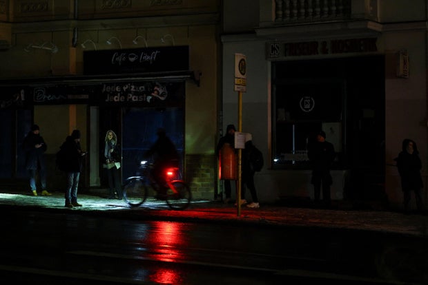 Blackout following a suspected arson attack at power plant Lichterfelde, in Berlin 