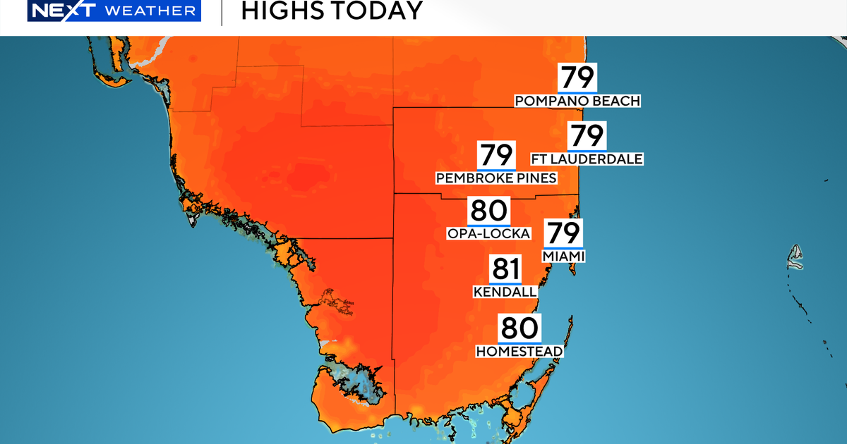 South Florida to see comfortable conditions and plenty of sunshine after cool start to Monday