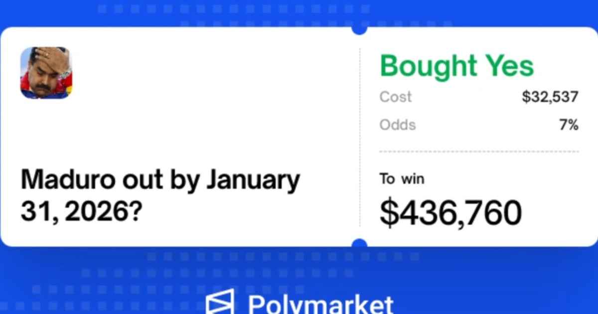 Who won more than $400,000 after betting online on Maduro's capture?