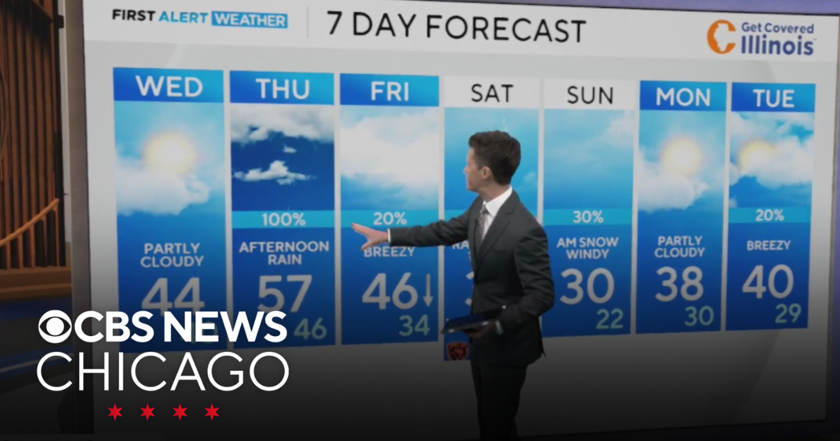Rain on the way for the Chicago area - CBS Chicago