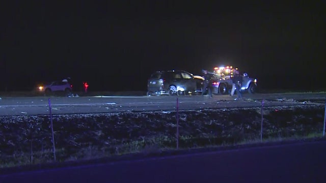 Emergency flashing lights on a police vehicle 