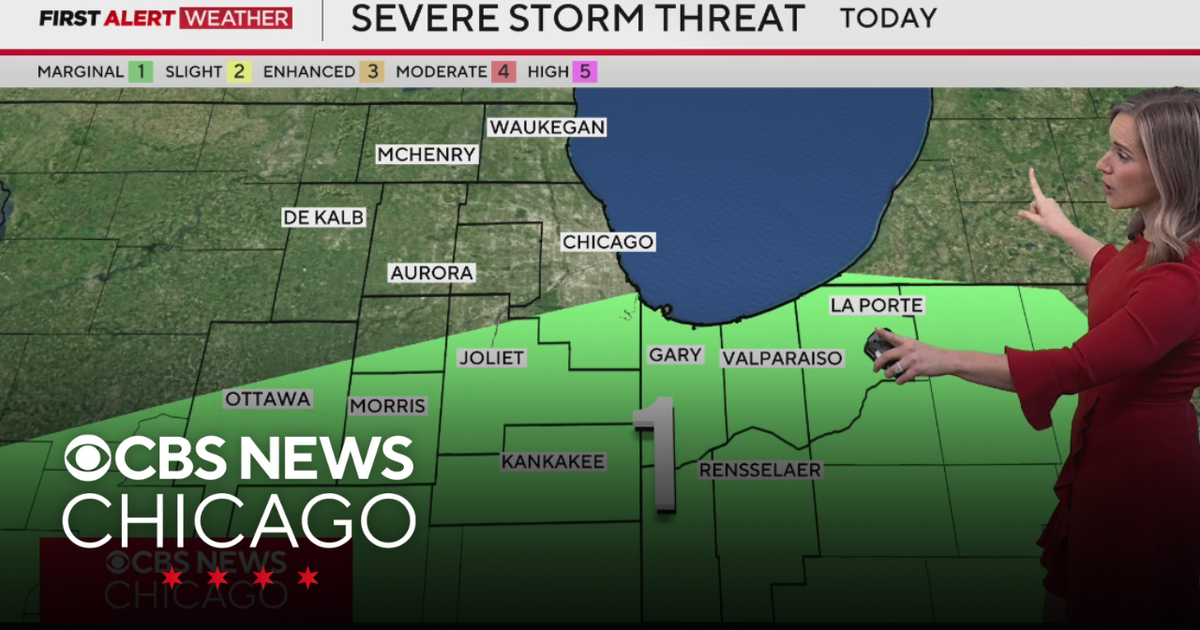 Storm threat near Chicago area Thursday night - CBS Chicago