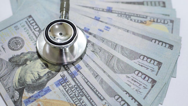 Dollar and Stethoscope 