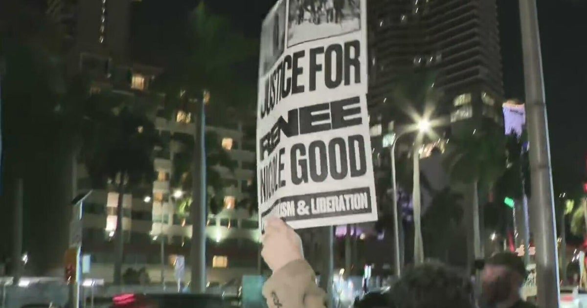 Miami demonstrators call for safety after fatal ICE shooting in Minneapolis