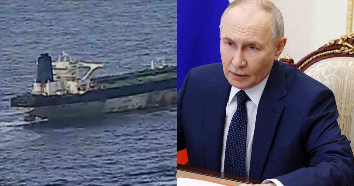 A seized oil tanker linked to Venezuela was sailing under the Russian flag