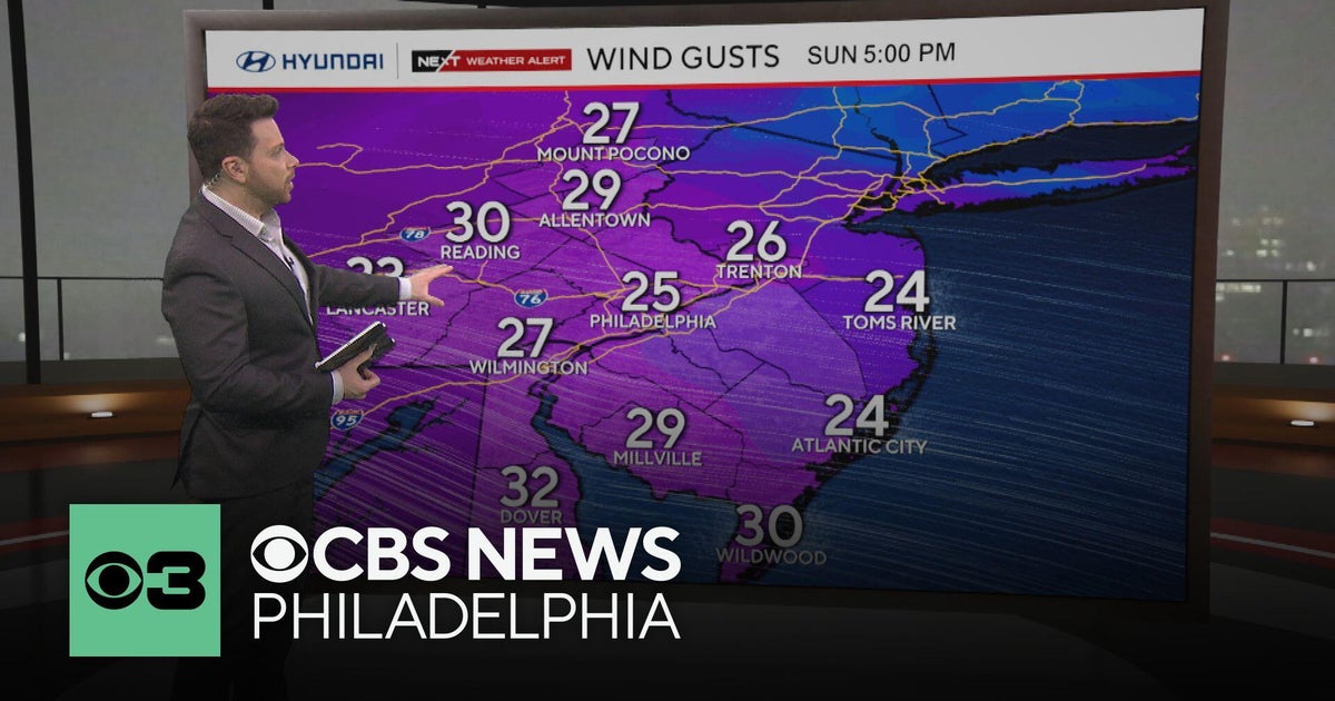 Rain ends Saturday in Philadelphia area, cold and windy for Eagles on Sunday