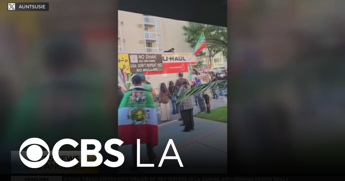 FBI assisting with LAPD investigation after U-Haul drives into anti-Iranian regime rally in LA