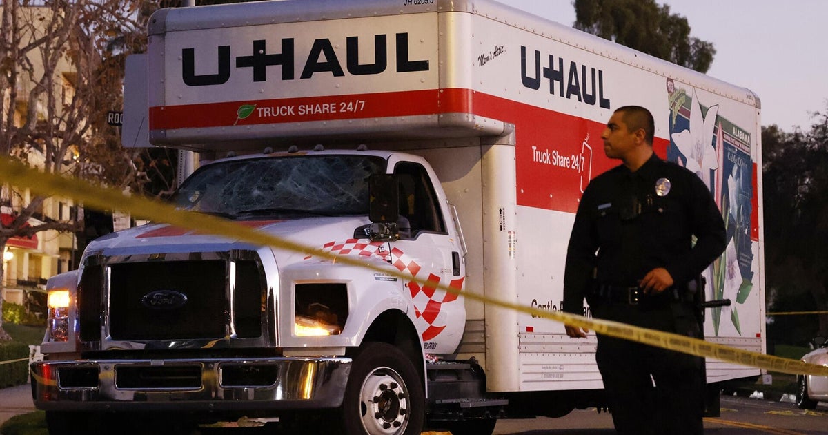 Investigation underway after U-Haul driven into L.A. crowd protesting Iranian regime