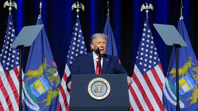 President Trump Speaks At The Detroit Economic Club 