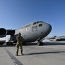 U.S. military transport aircraft 