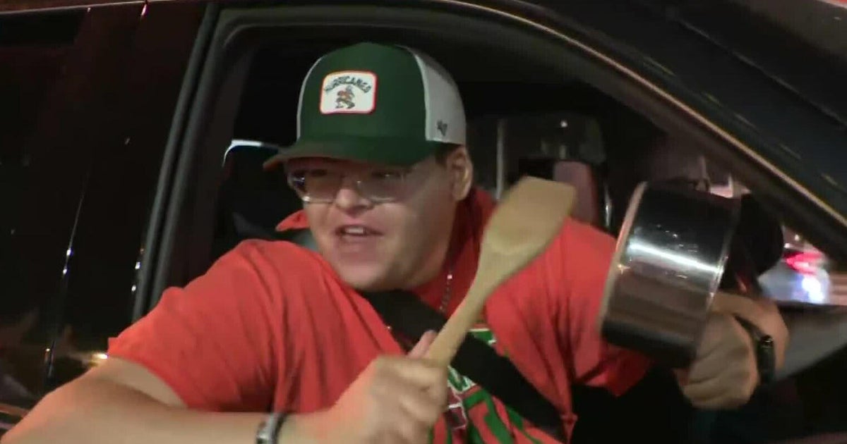 A Miami tradition: Pots and pans celebrations after big wins