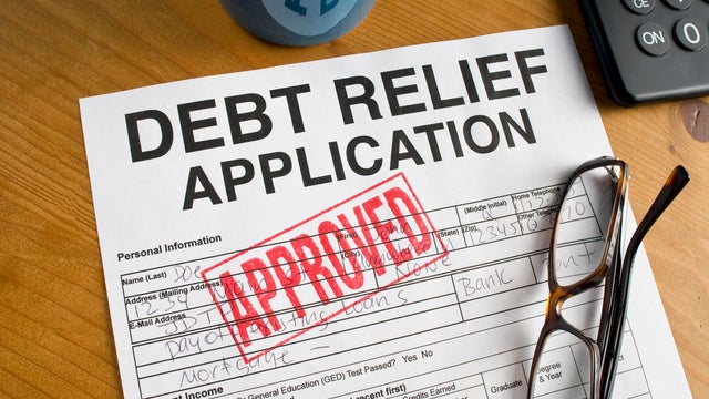 Debt Relief paperwork 