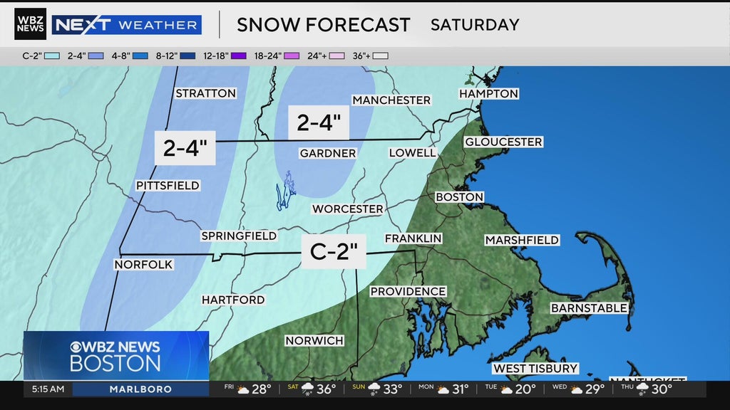 Next Weather: WBZ morning forecast for January 16, 2026
