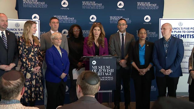 New York City Council Speaker Julie Menin and members her leadership team 