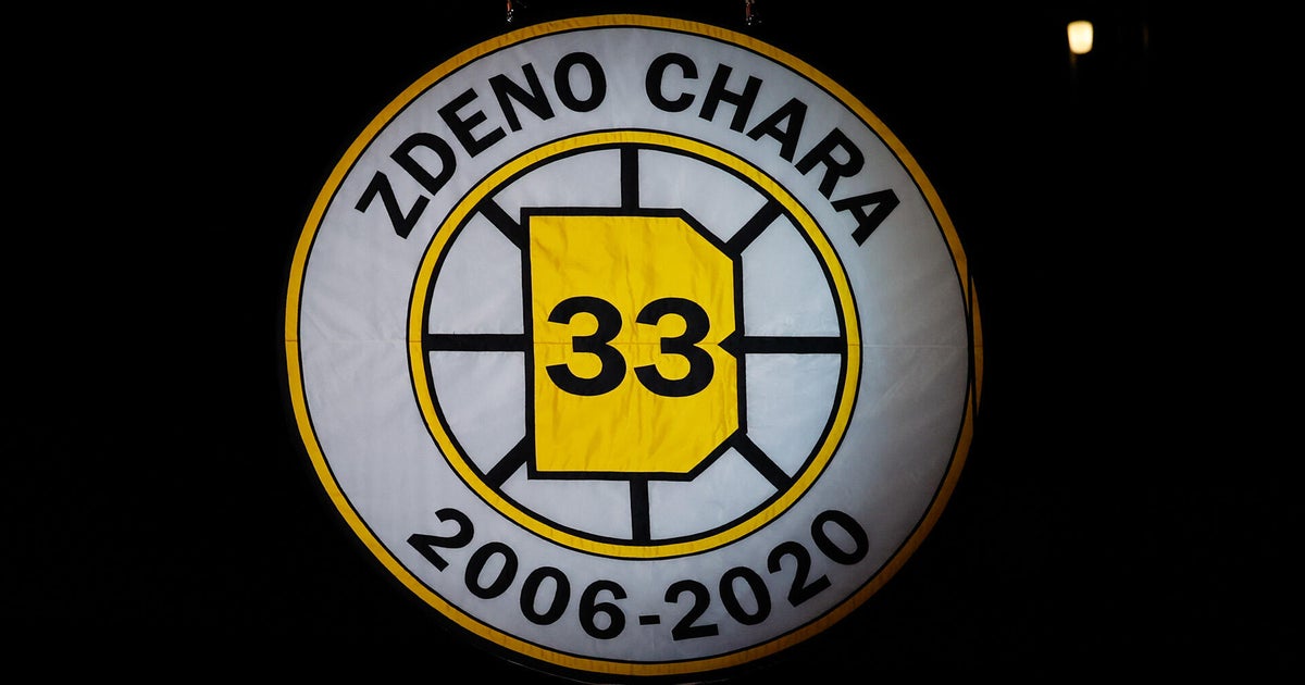 Boston Bruins retire Zdeno Chara's No. 33