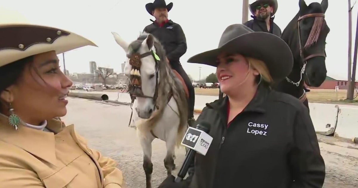 Mexico en la Sangre rodeo takes part in All Western parade in Fort Worth ahead of Stock Show
