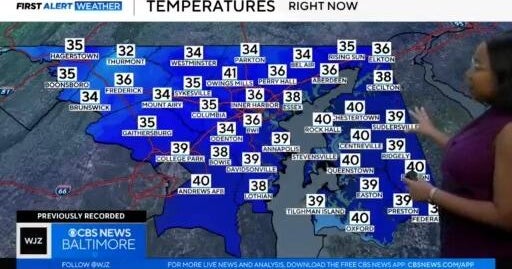 Two rounds of snow expected in Maryland this weekend