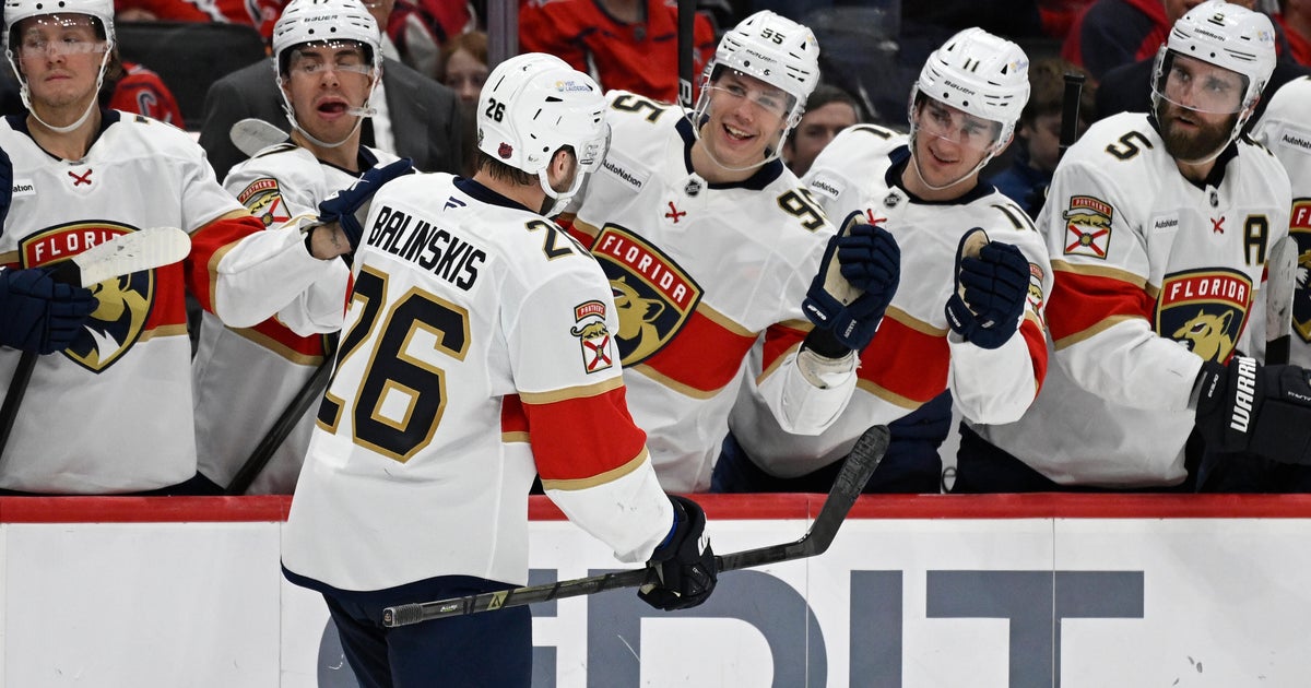 Florida Panthers rebound from 8-goal loss to Carolina Hurricanes, beat Capitals 5-2 in Washington
