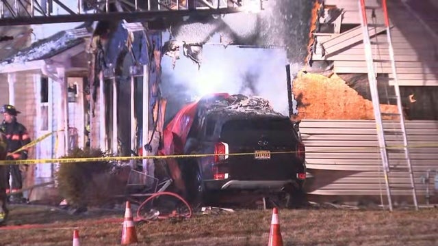 2 dead in New Jersey after car crashes into house, sparking fire, police say 