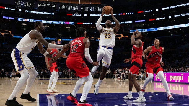 Raptors Lakers Basketball 