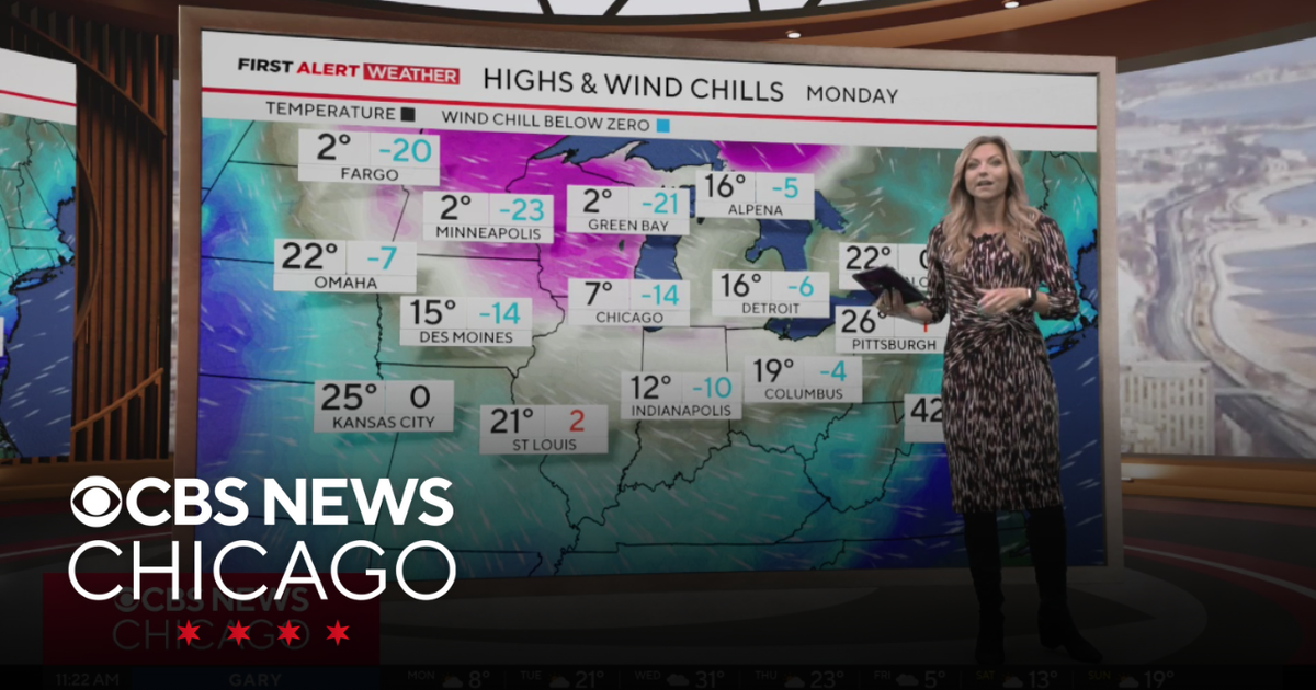 Dangerously cold week ahead in Chicago - CBS Chicago