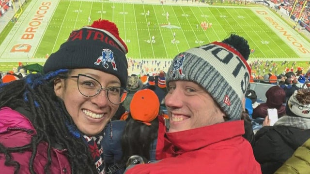 Patriots fans in Denver 