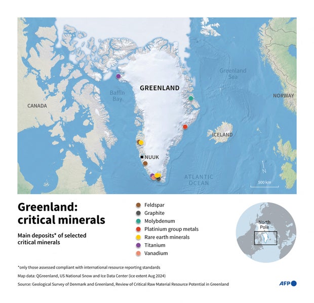 GREENLAND-DENMARK-US-DIPLOMACY-POLITICS-VOTE-MAP 
