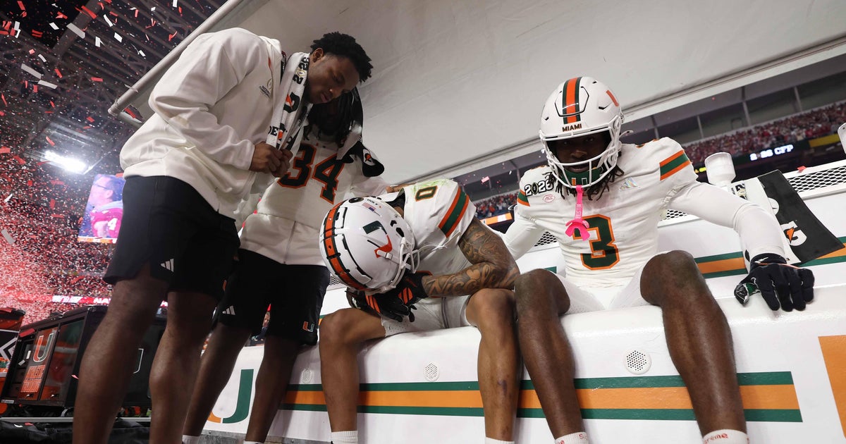 Miami fans heartbroken as Hurricanes fall to Indiana in CFP national championship game