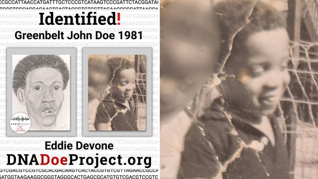 Maryland John Doe Identified as Baltimore Man 