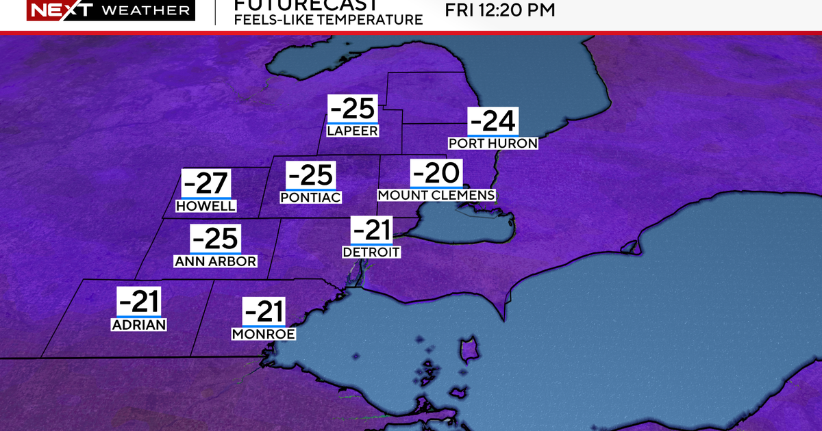 Dangerous cold air headed to Southeast Michigan, cold weather advisory ...
