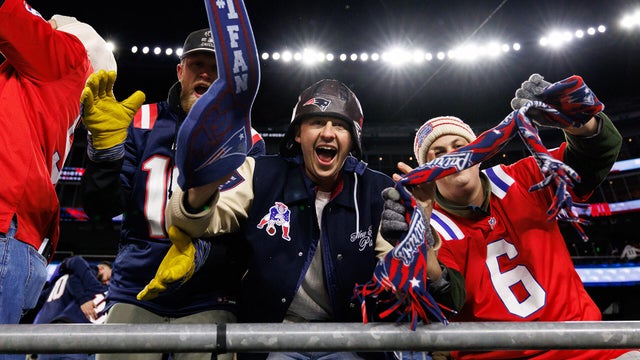 Patriots fans gillette 