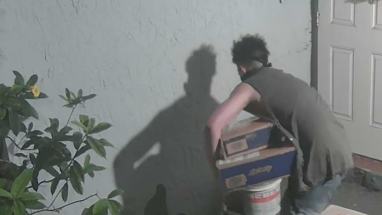 Caught on camera: Porch pirate caught on camera stealing $1,000 in ...