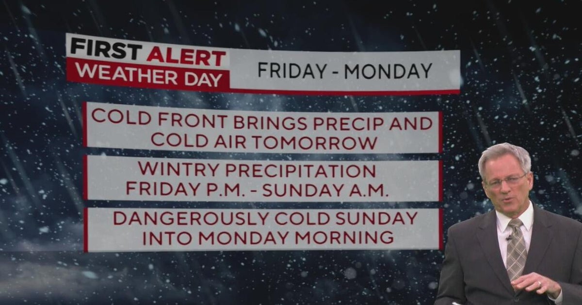 Quiet Thursday gives way to arctic blast and major winter storm in ...