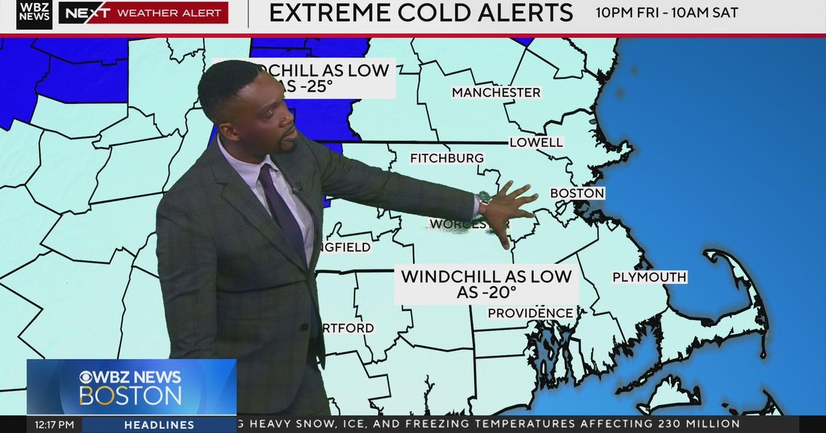 Next Weather: WBZ midday forecast for&nbsp;January 23, 2026