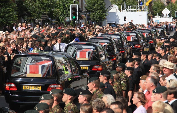 Repatriation Of Eight British Soldiers Recently Killed in Afghanistan 