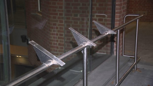 Signs have been removed from an exhibit about slavery at the President's House historic site in Old City Philadelphia 