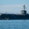 U.S Navy Aircraft Carrier USS Abraham Lincoln  Return From Middle East 